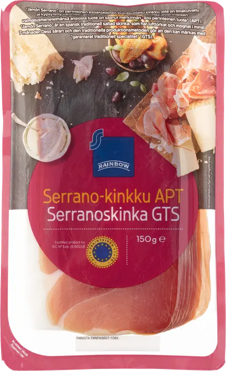 Rainbow Serrano-kinkku APT 150g