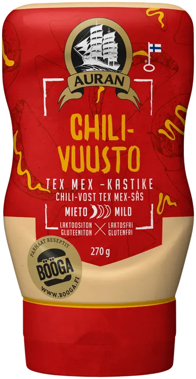 Auran Chili-vuusto tex mex -kastike 270g