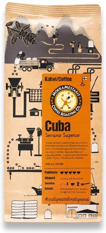 Mokkamestarit 200g Cuba Turquino kahvipapu