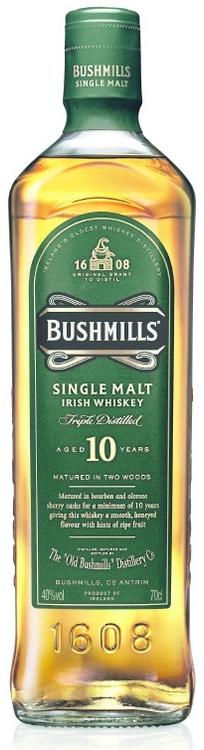 Bushmills 10YO Irish Whisky 40%vol 700ml Karbis