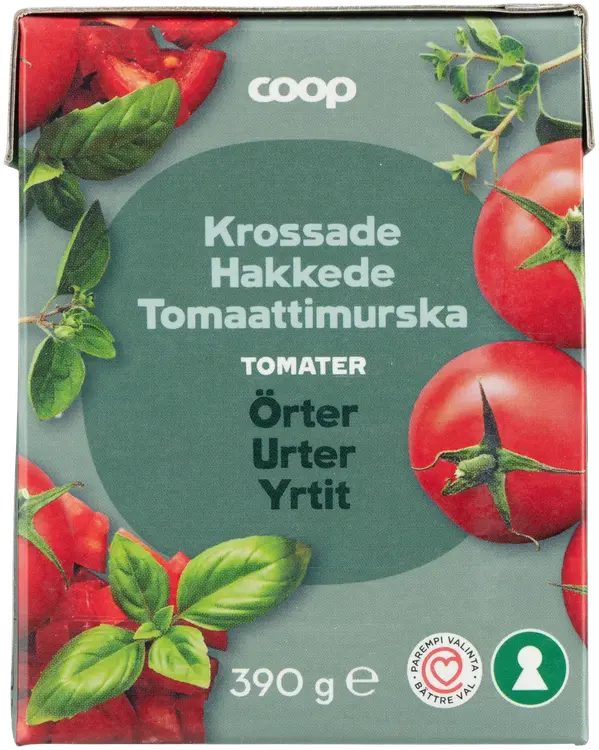 Coop tomaattimurska yrteillä 390 g
