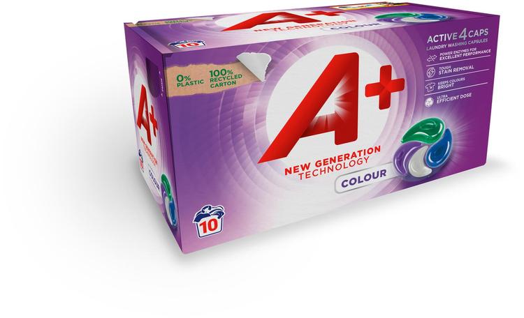 A+ Active4 Caps Colour pyykinpesukapselit 10kpl
