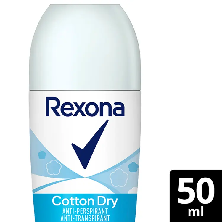 Rexona 48h Cotton Dry Antiperspirantti Deodorantti Roll-on 50 ML