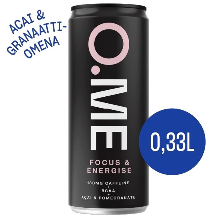 O.ME Focus & Energise Acai & Pomegranate 0,33l