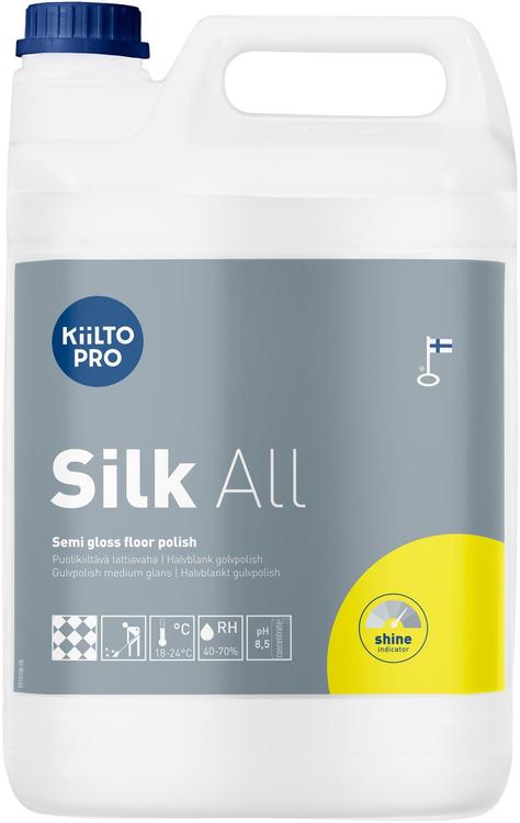 Kiilto Silk All 5l puolikiiltävä lattiavaha