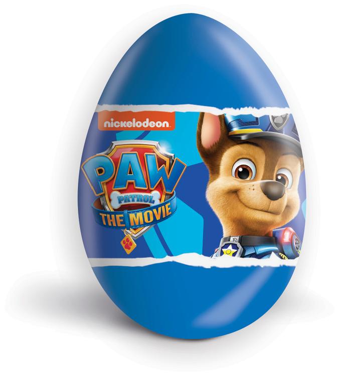 Zaini Paw Patrol yllätyssuklaamuna 20 g