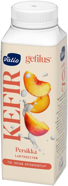 Valio Gefilus® Kefir 2,5 dl persikka laktoositon