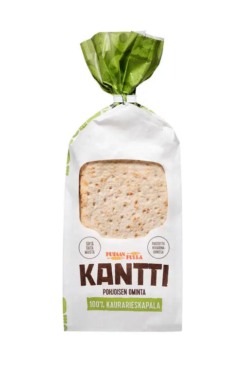 Putaan Pulla Kantti 100% Kaurarieskapala 6 kpl/250g täysjyväkaura rieskapalat