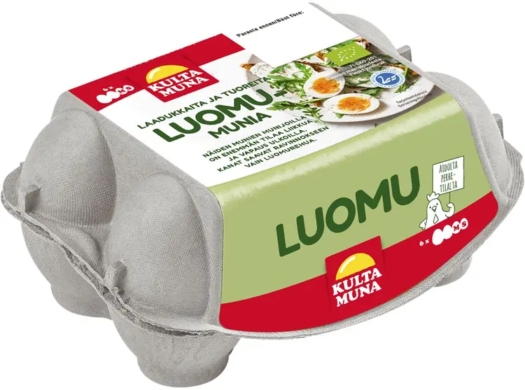 Kultamuna luomumunia S/M 6