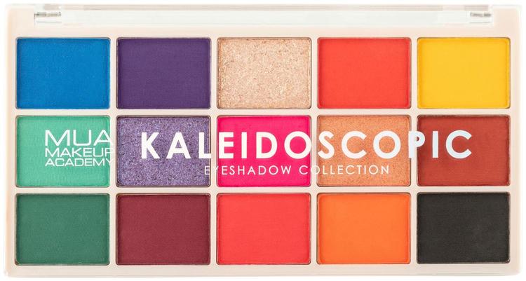 MUA Make Up Academy Eyeshadow Palette 15 shades 12 g Kaleidoscopic luomiväripaletti