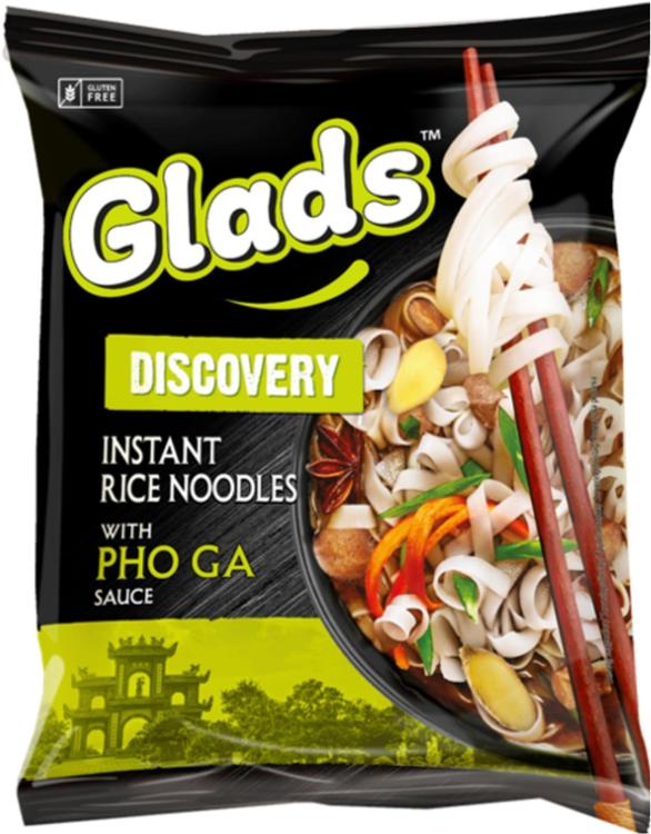 Glads Discovery Riisinuudeli Pho Ga kastikkeella 65 g