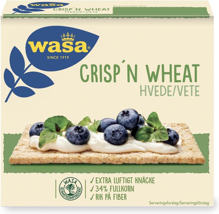 Wasa Crisp N Wheat kuivaleipä 110g
