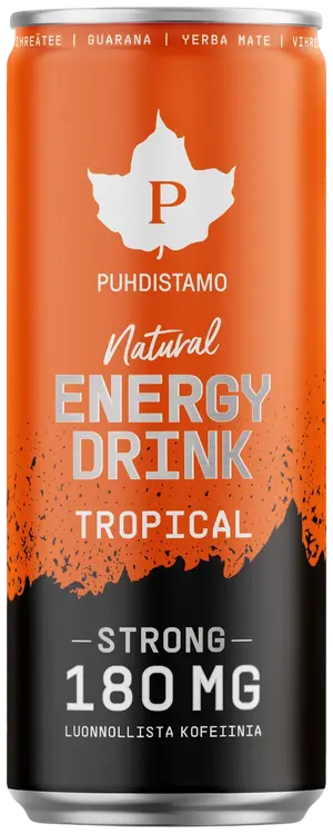 Puhdistamo Natural Energy Drink Strong Tropical 330 ml