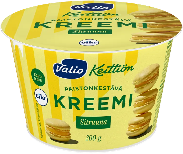 Valio Keittiön sitruunakreemi 200 g laktoositon
