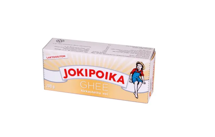 Jokilaakson Juusto Jokipoika Ghee kirkastettu voi 200g