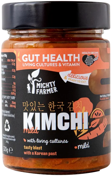 Mighty Farmer Mieto Kimchi - fermentoitu kiinankaali 320g