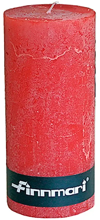 Finnmari Pöytäkynttilä 7x15 cm punainen