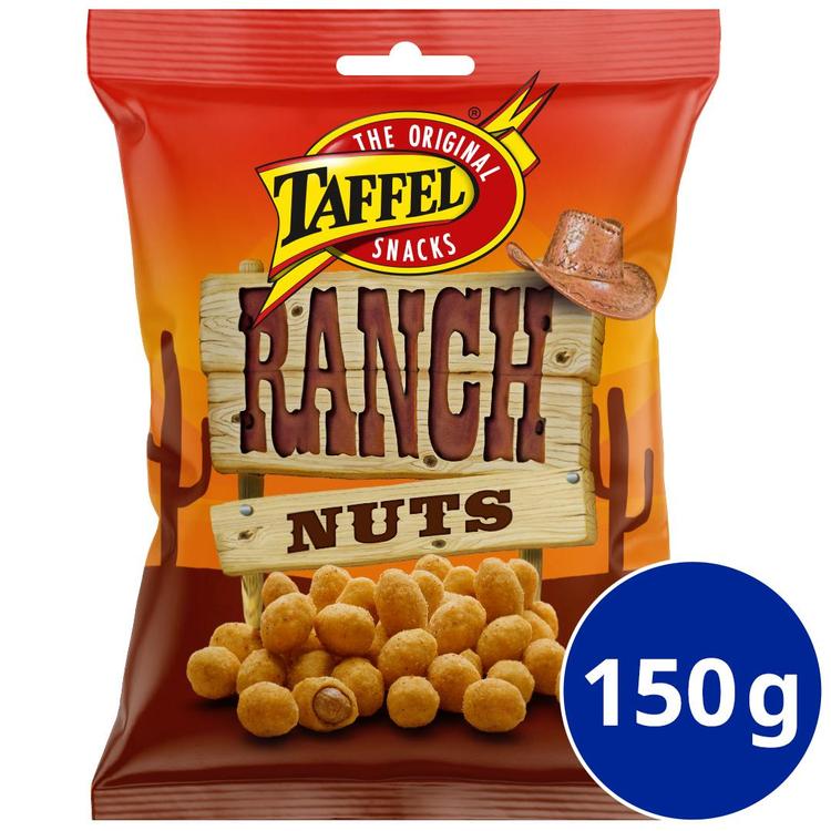 Taffel Ranch Nuts kuorrutettu maapähkinä 150g