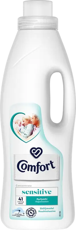 Comfort Sensitive Hajusteeton Huuhteluaine Hypoallergeeninen Herkälle iholle 750 ml 41 pesua
