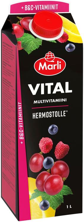 Marli Vital Multivitamiinimehujuoma + B&C -vitamiinit 1 L