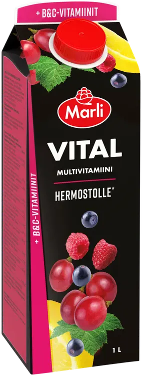 Marli Vital Multivitamiinimehujuoma + B&C -vitamiinit 1 L