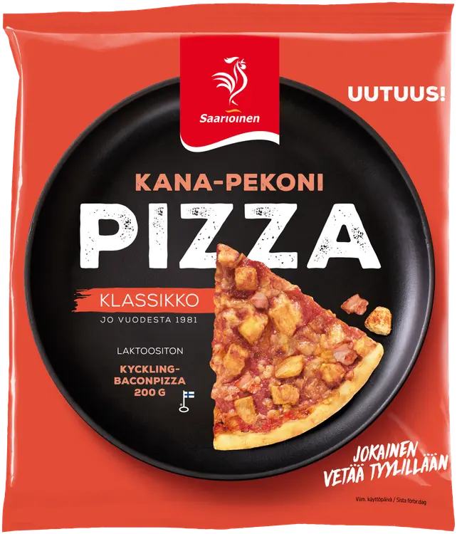 Saarioinen Kana-pekonipizza 200g