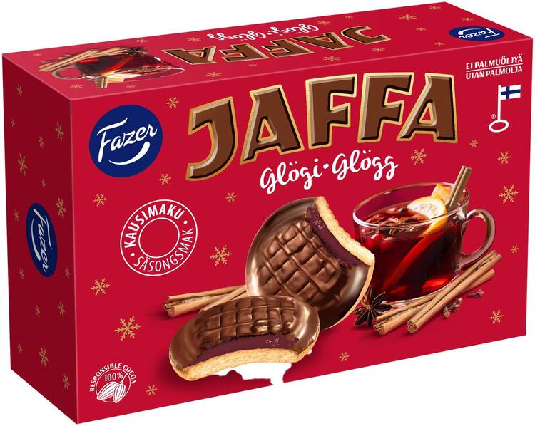 Fazer Jaffa Glögi leivoskeksi 300g