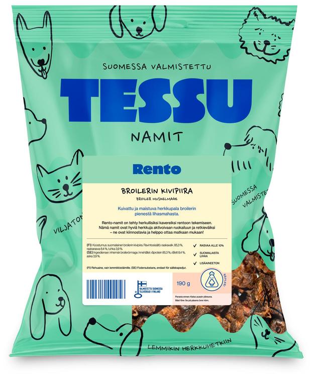 Tessu Rento Broilerin kivipiira 190g