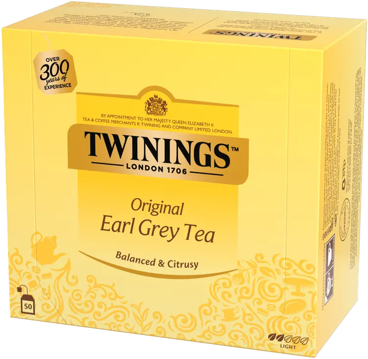 Twinings 50x2g Earl Grey tea