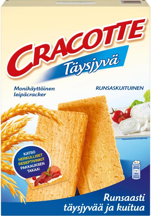 Cracotte Täysjyvä leipäcrackereitä 250g