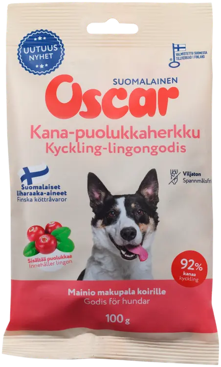 Oscar Kana-puolukkaherkku koirille 100 g