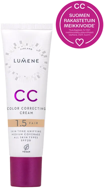 Lumene CC Color Correcting Meikkivoide SK20 1.5 Fair 30 ml