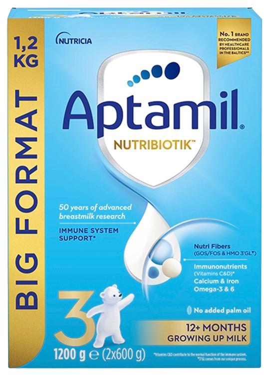 Aptamil® NUTRIBIOTIK™ 3 piimajook alates 12 kuust, 1,2kg