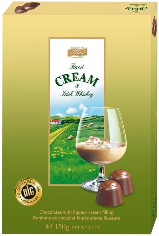 Böhme Finest Cream & Irish Whiskey Suklaakonvehti 150 g