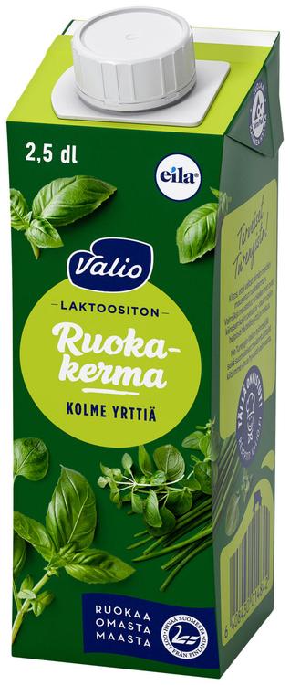 Valio ruokakerma 2,5 dl kolme yrttiä UHT laktoositon