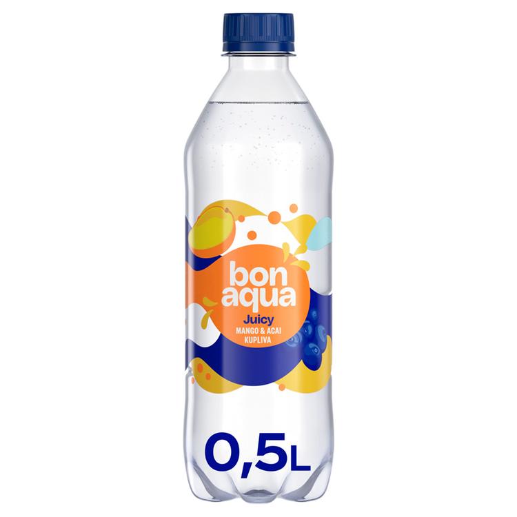 Bonaqua Juicy Mango & Acai hiilihap. juoma plo 0.5 L