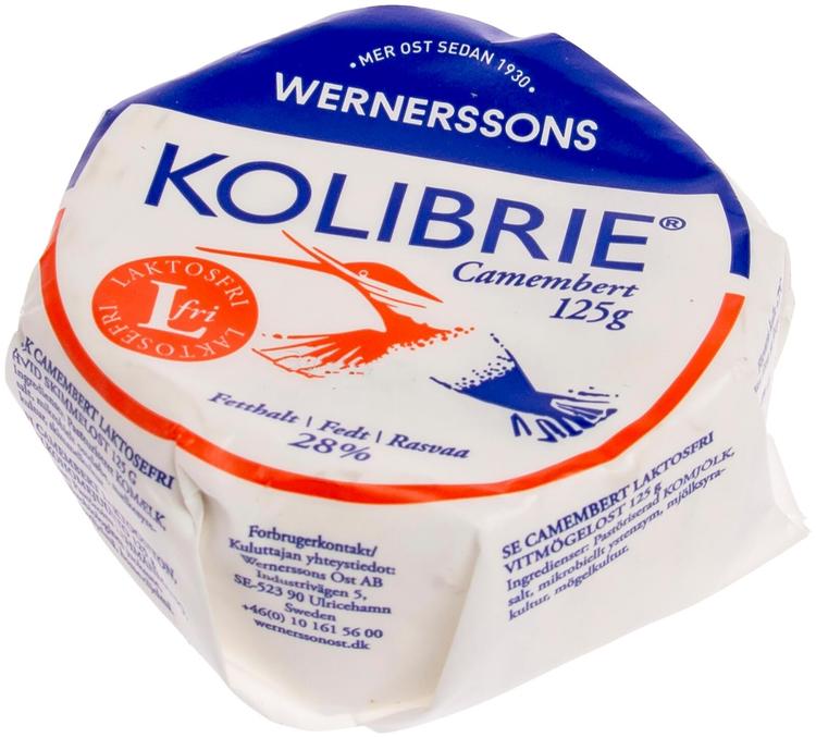 Kolibrie Camembert laktoositon 125g