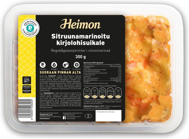 Heimon Sitruunamarinoitu kirjolohisuikale 300g