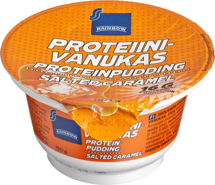 Rainbow 150g salted caramel proteiinivanukas