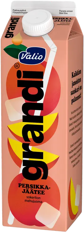 Valio Grandi® persikkajäätee 1 l mehujuoma sokeriton