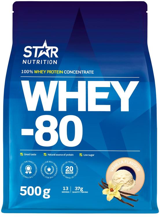Star Nutrition Whey-80 Vanilla 500g