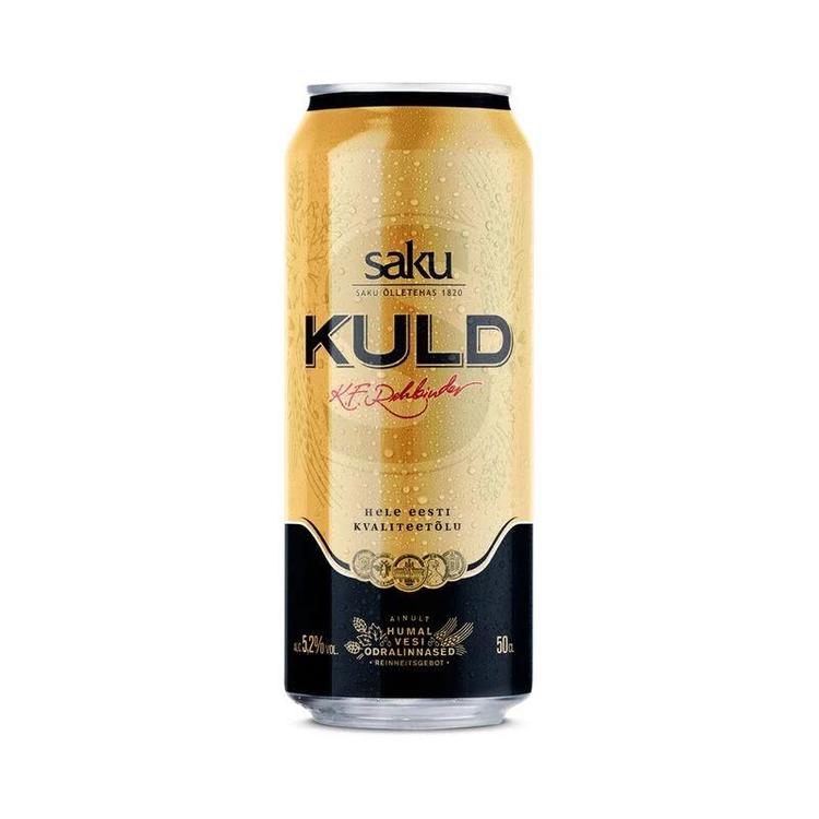 Saku Kuld hele õlu 5,2%vol 500ml