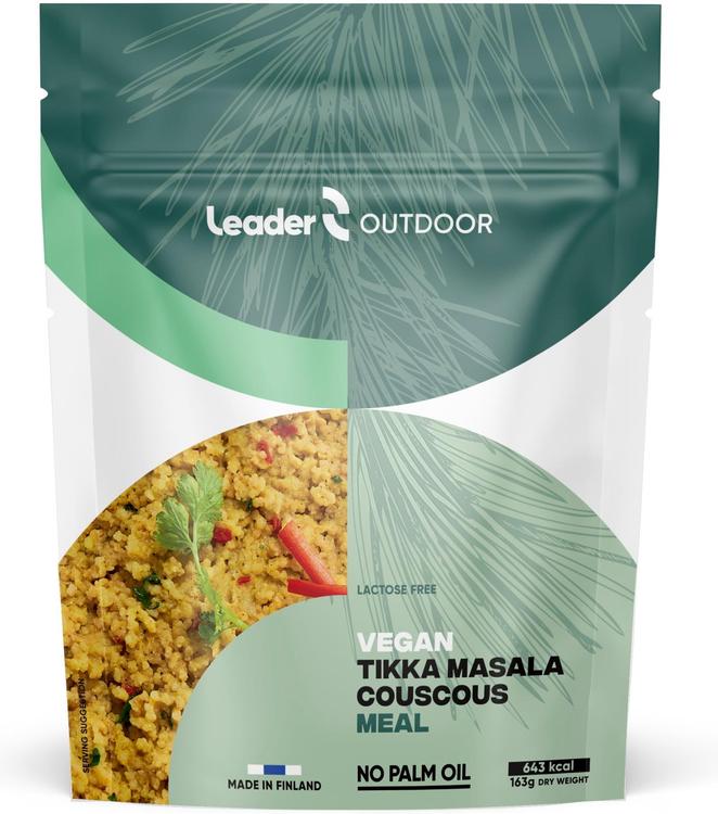 Leader Outdoor retkiruoka Tikka masala couscous vegan 163g