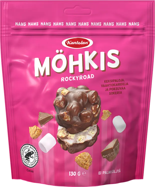 Kantolan Möhkis rockyroad suklaakeksi 130g