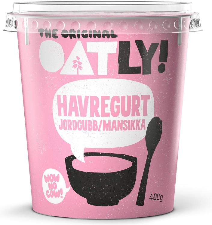 Oatly Havregurt Mansikka 400g