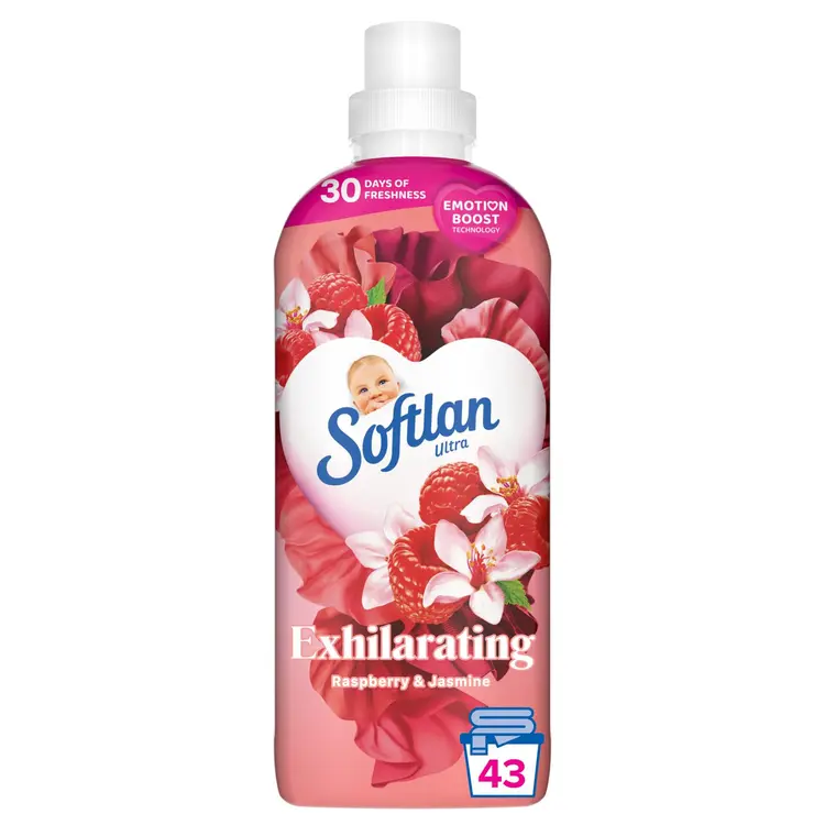 Softlan Emotions Exhilarating Red Fruits & Jasmine huuhteluaine 650ml