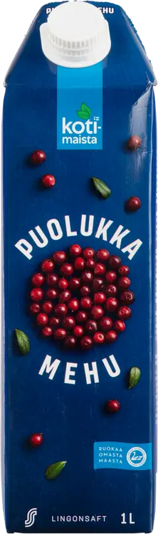 Kotimaista Puolukkamehu 1 L