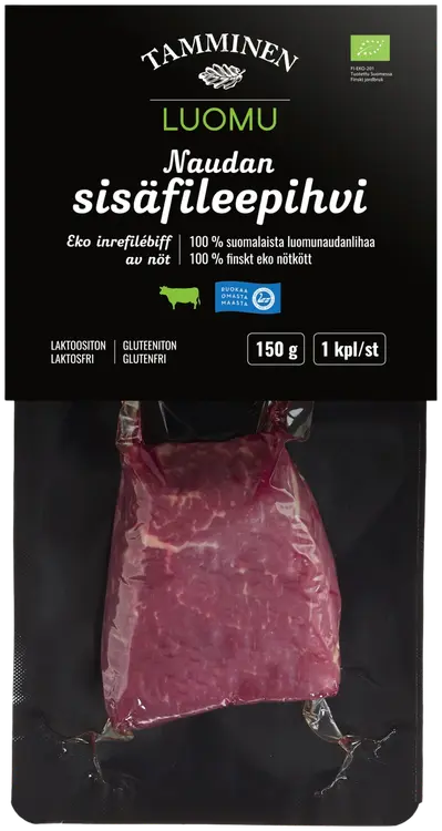 Tamminen luomunaudan sisäfilepihvi 150g