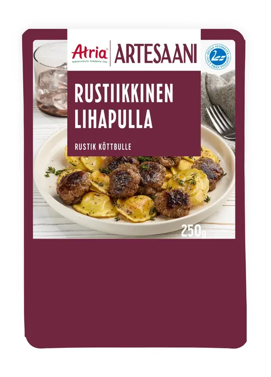Atria Artesaani Rustiikkinen Lihapulla 250g