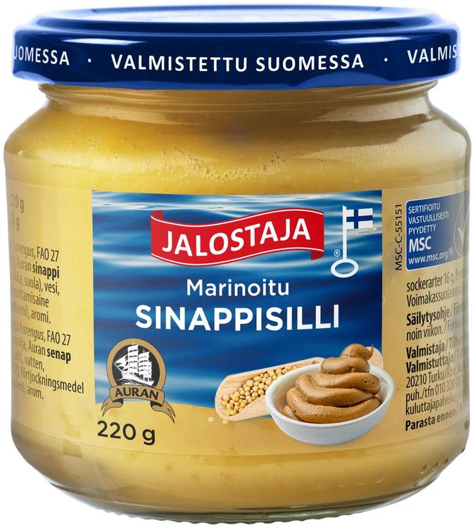 Jalostaja Marinoitu sinappisilli 220g MSC